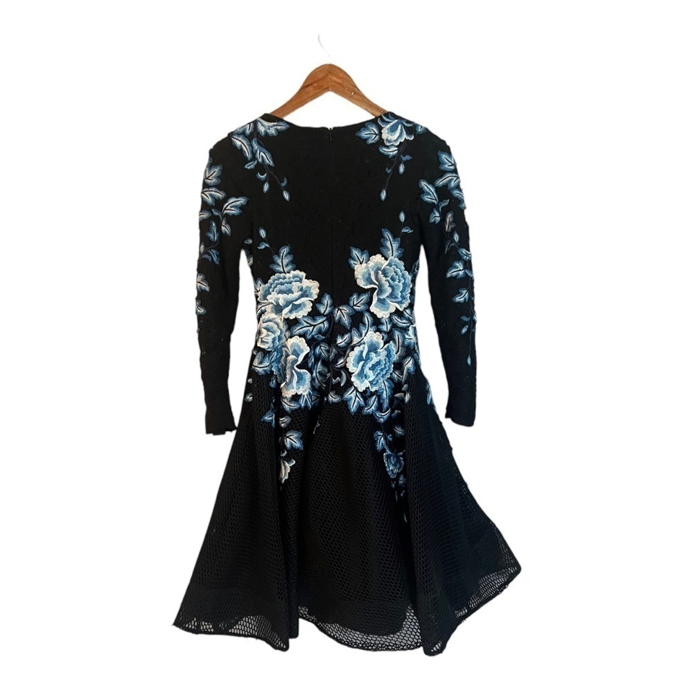 MIRI New York 00 Gown Dress Blue Black Mother Sister Of The Bride - Picture 3 of 4